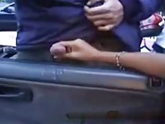 Cherokee mencintai Anal Brasil pamer membelai orang asing