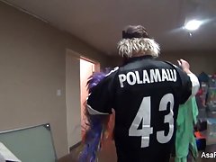 CJ Akira anal di belakang layar Penis di pukas milf