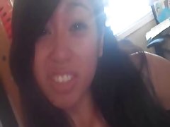 Anal menyebar, orang Asia, bikini, orang Asia doggy-style deep pussy fucking